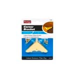 Prestige 15 x 44 x 0.5mm Brass Decorative Corner Brackets
