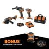 AEG 18V Brushless 3-Piece 5.0Ah Force Kit