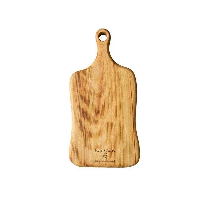 Fab Slabs Camphor Laurel Cutting Board -  Medium Paddle - 40cm x 21cm x 3cm (including handle)