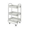 Ezy Storage Kozo Cool Grey 3 Tier Utility Trolley