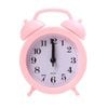 Catzon Simple Analog Clock Mini Size Battery Operated-pink
