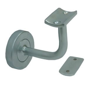 Miles Nelson Bannister Bracket Satin Chrome