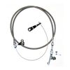 Cal Custom Flexible Kickdown Cable Kit Ford C-6 Braided Stainless Steel