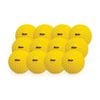 12pc Victor Sports Durable Material Balls For Batting Mate Set Yellow