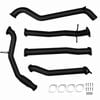 Ignite Exhausts Turbo Back for Mazda BT50 3.2L 3" No Cat With Pipe Black Aluminised Steel
