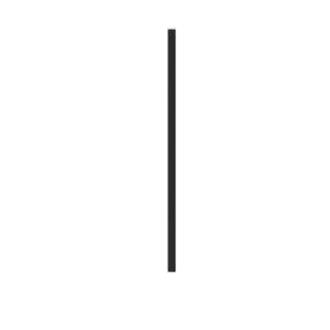 RapidFence Square Post 50x50x1500mm BLK