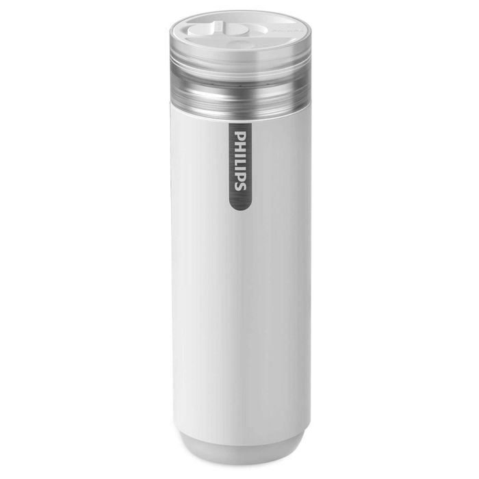 Philips GoZero 2 in 1 Magic Hydration Bottle. w/ Cup White 400+300ml