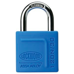 Lockwood 30mm Solid Brass 120N Series Padlock With Silicone Cover