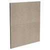 Kaboodle 600mm Raw Board Modern 2 Drawer Panels