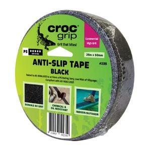 Croc Grip 25m x 50mm Black Anti-Slip Tape