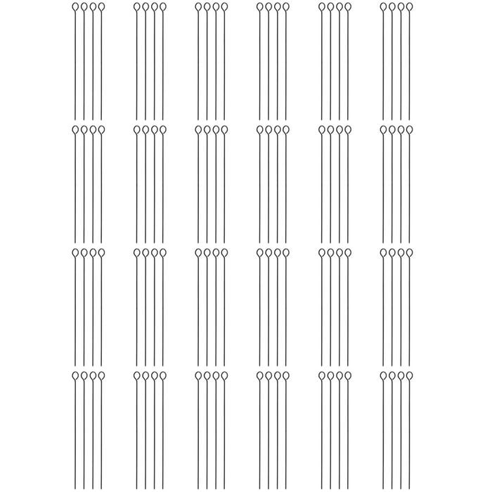 24x 4pc Appetito 38cm Non-Stick BBQ Skewers Home/Kitchen Cooking Utensil