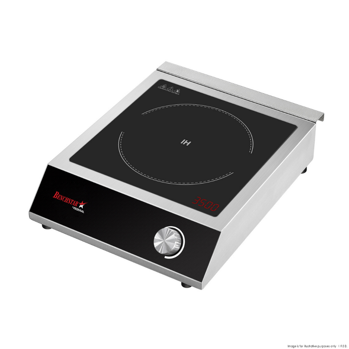 Benchstar Commercial Heat-resistant Ceramic Glass Hob Induction Plate - Eic350m-1
