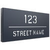 ProtectorAl 580 x 280mm Deep Ocean Aluminium Cut Through Custom House Box Sign