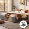 Artiss Bed Frame Double Size Gas Lift Base Grey Toki