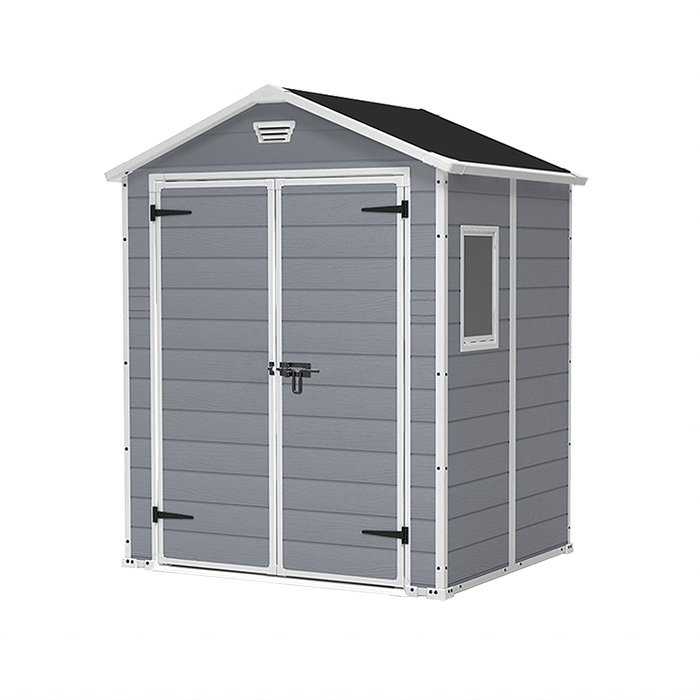 Keter 1850 x 1520 x 2260mm Manor 6 x 5 Plastic Garden Shed