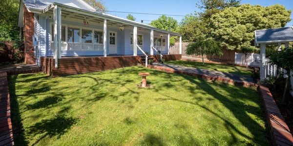 front yard of a house