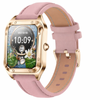 Smart Fitness Watch For Women Bluetooth Call Blood Pressure Monitor Waterproof Sports Smartwatch With Diy Custom Dial - Pink