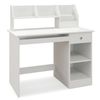 Costway Computer Desk Kids Study Table Home Workstation Gaming Writing White