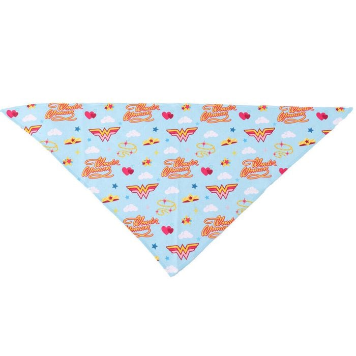 The Stubby Club Wonder Woman Dog/Puppy Small Bandana Triangle Neck Accessory