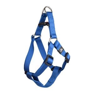 Flamingo Medium Blue Ziggi Step&Go Dog Harness