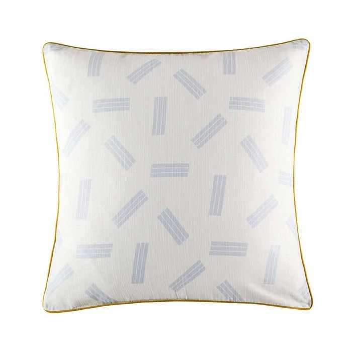 Kas Australia Mackie Euro Throw Pillowcase 65x65cm - Blue