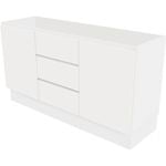 CIBO 1500mm White Tonic Full Height Bathroom Vanity - Cabinet Only