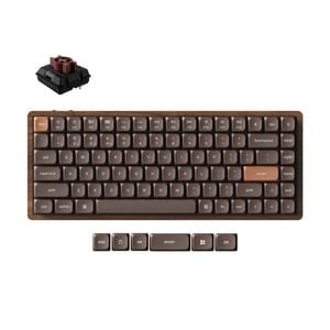Keychron K3 Max QMK Wireless Mechanical Keyboard (All Wood) (Milk POM Switch - Brown)