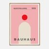 Galrie Bauhaus Ausstellung 1919 Art Print–Iconic Abstract Geometric Modern Design Decor, Wood Frame, A0 84 x 119cm (33 x 47inch)