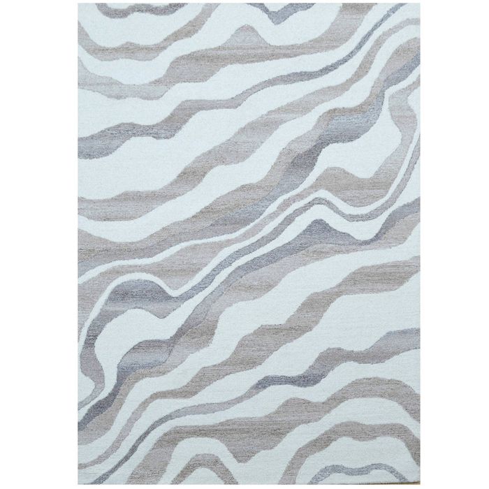 Handmade Gladstone Wool Rug-6438- NATURAL-190x280cm