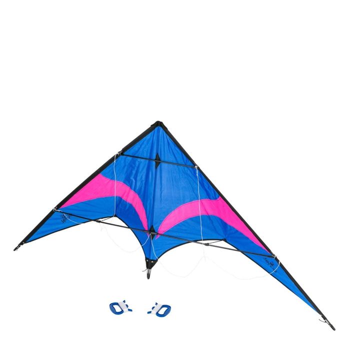 Kites Stunt Blue With 2 Control Lines