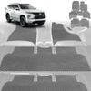 6D Diamond Car Floor Mats for Mitsubishi Pajero Sport 2015-Current-Ultimate Set-Grey-Outback GT