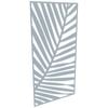 ProtectorAl 300-1200w x 1201-2400h Silver Matt/Gloss White Palm Unframed Composite Deco Panel