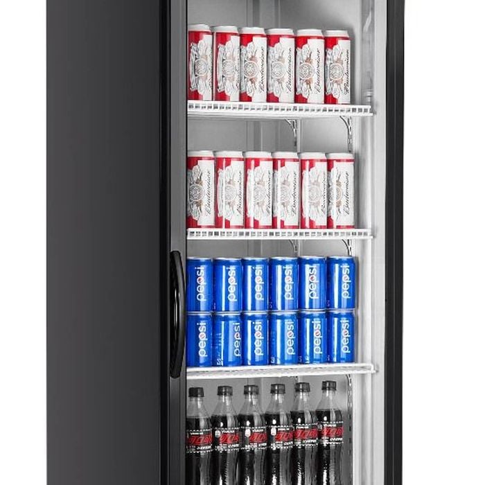 Atosa Single Glass Door Mounted Refrigerator P380wa
