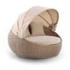 Outdoor Newport Round Wicker Daybed With Canopy - Kimberly