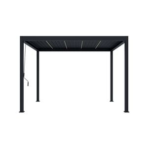 Coolaroo 3 x 3.6m Mandalay Gazebo With LED Louvres And Misting Jets