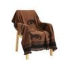 SOGA Four-seater Brown Sofa Cover Leopard Print 180x420cm Polyester