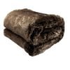 Bloomington Faux Fur Luxury Animal Throw Rug 127 x 152 cm Deer