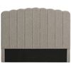 Purton Headboard Chenille Grey - Double