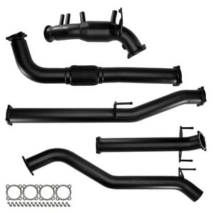 Ignite Exhausts 3.5" Turbo Back For Toyota Hilux 2.8l Cat With Straight Pipe Only 409 Stainless Steel