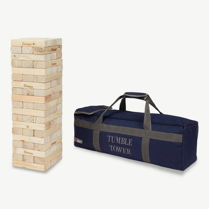Tumble Tower Pine  – Oversized Jenga Style Game for All Ages. 68cm - 120cm+.