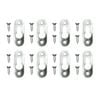 Everhang 10kg Picture Hanging Keyhole Plate - 8 Pack