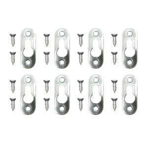 Everhang 10kg Picture Hanging Keyhole Plate - 8 Pack