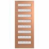 Hume 2040 x 820 x 40mm Entrance Door SPM Savoy Rice Paper Glass XS28