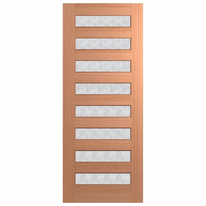 Hume 2040 x 820 x 40mm Entrance Door SPM Savoy Rice Paper Glass XS28