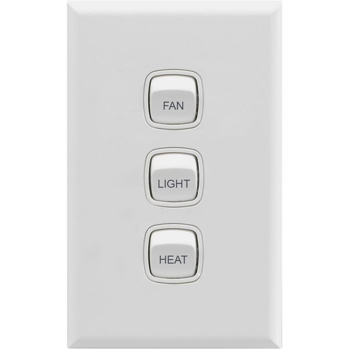 HPM Fan Light Heat 3 Function Switch