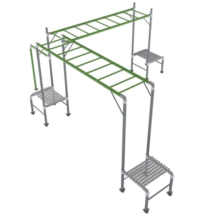 Junior Jungle Zambia Dual Monkey Bar Climbing Play Set