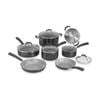 11pc Cuisinart Ceramica Xt Nonstick Kitchen Cookware Cooking Set Black