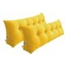 SOGA 2x 150cm Yellow Wedge Bed Pillows