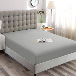 King Single Fitted Sheet, 2000TC, Microfiber, Ultra-Soft, Wrinkle Free, Deep Pocket up to 36cm, HomeandHotel