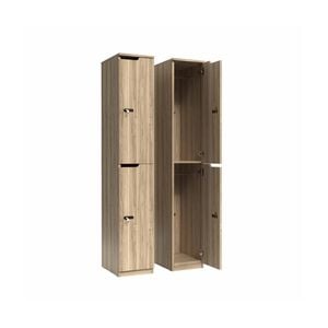 Olg Knox Locker Two Door New Oak Ravine W305mm X D455mm X H1805mm